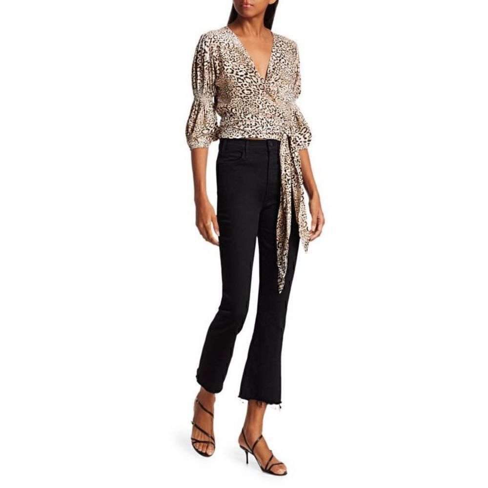 Faithfull The Brand
Bisset Leopard Print Wrap Top Blouse Size 6 - Picture 7 of 9